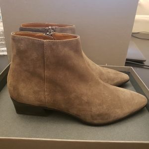 Aquatalia Fire Suede Booties Size 7.5M